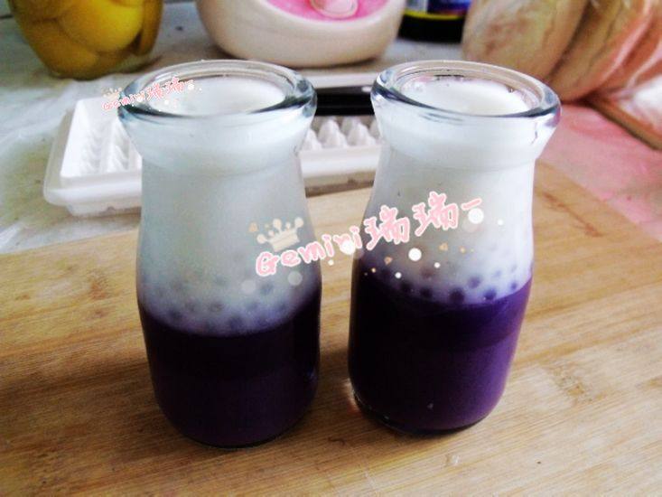 Purple Sweet Potato Sago Pudding