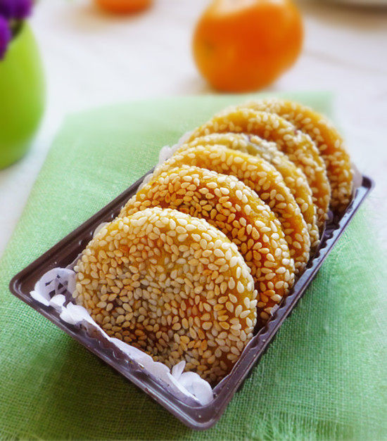 Sesame Sweet Potato Cakes