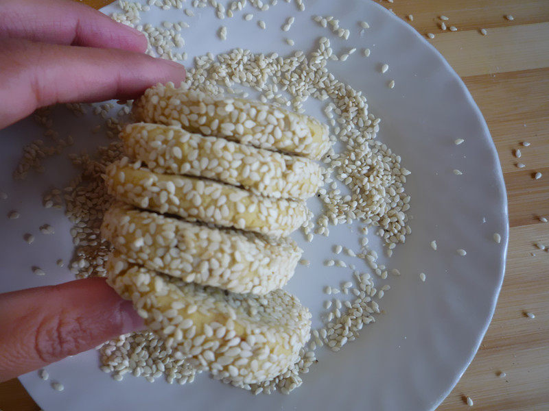 Step-by-Step Sesame Sweet Potato Cakes