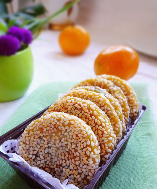 Sesame Sweet Potato Cakes