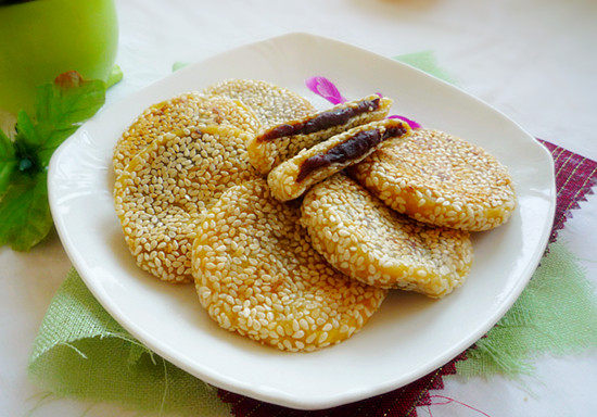 Sesame Sweet Potato Cakes