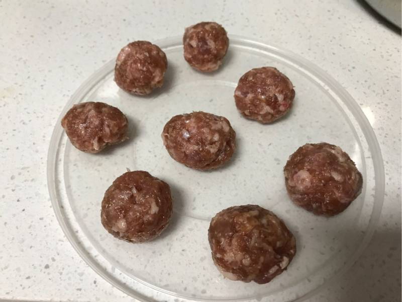 Steps for Making Wave Potato Meatballs