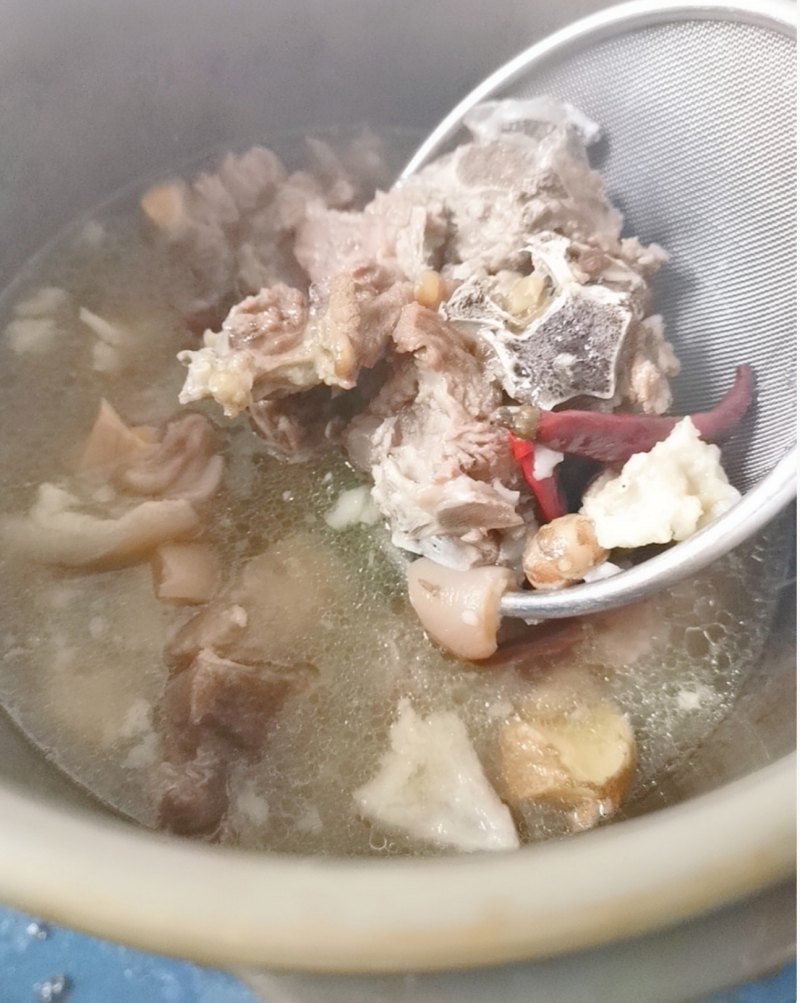 Braised Lamb with White Radish Step by Step