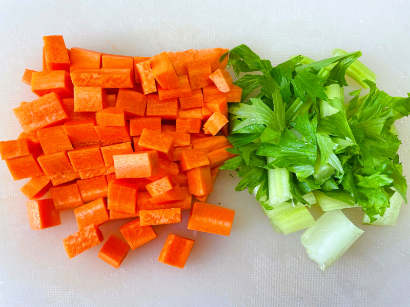 Steps for Cooking Chicken and Vegetable Patty