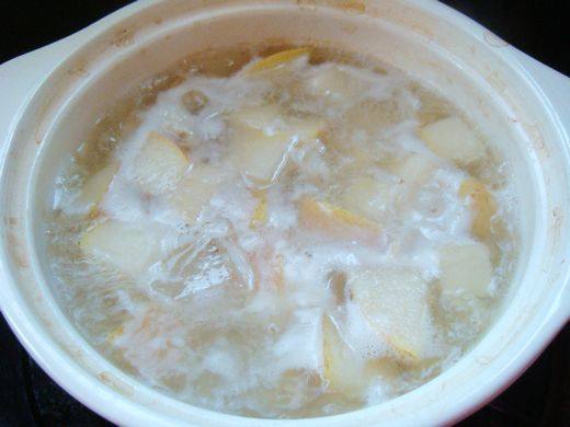 Cough Relief and Lung Nourishment - Rock Sugar Pear Soup - Cooking Steps