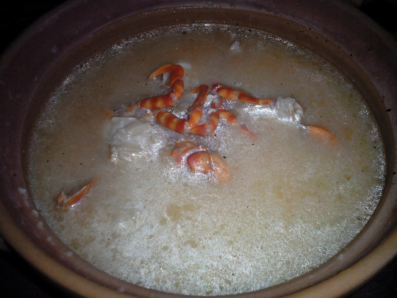 Steps for Making Tiger Crab Porridge