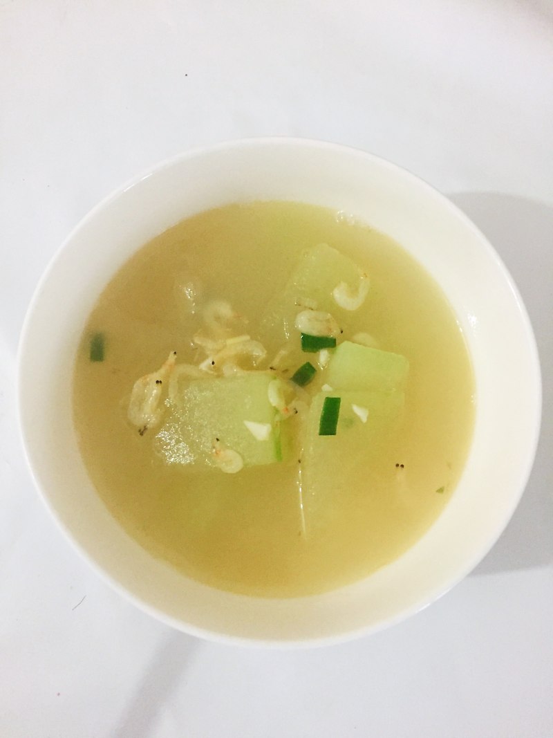 Steps for Making Shrimp and Winter Melon Soup