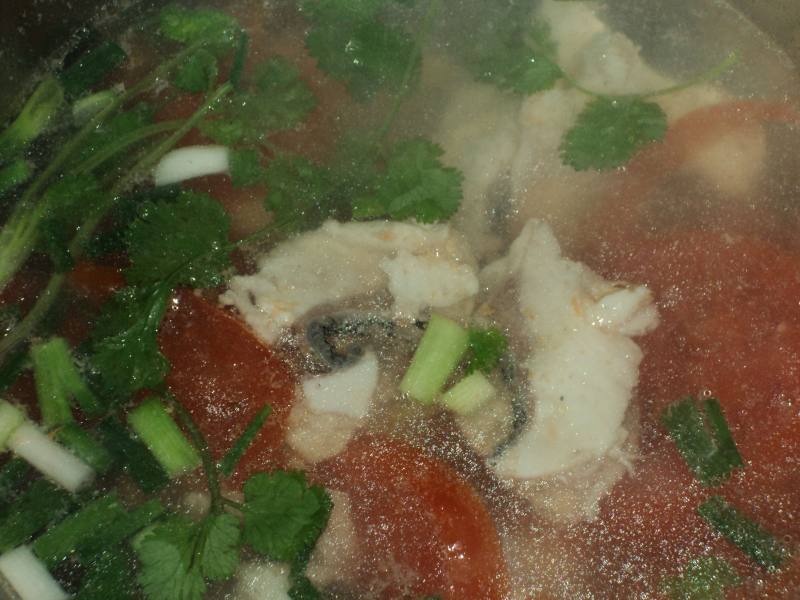 Quick Tomato Fish Soup