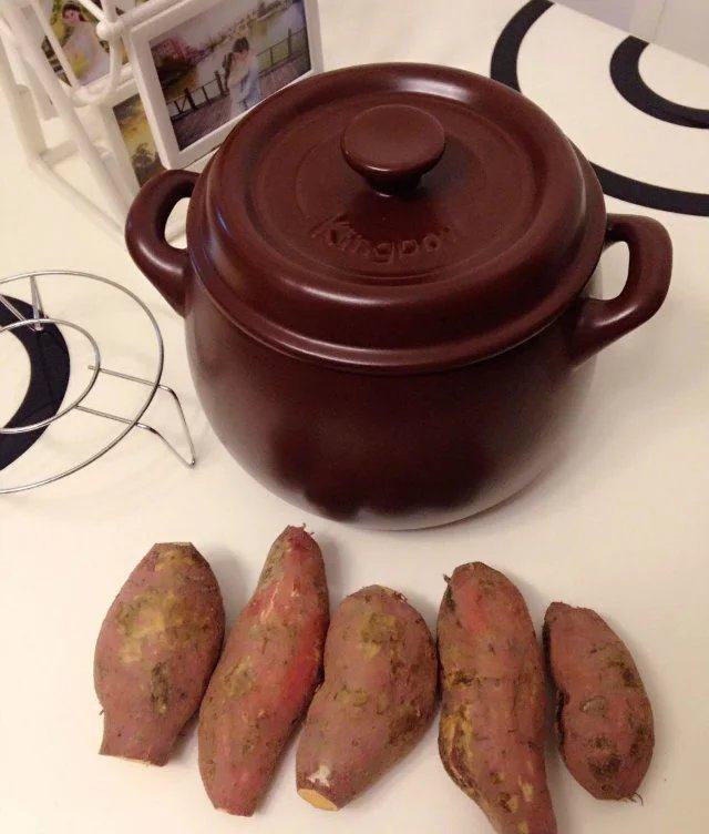 Kunbo Clay Pot Roasted Sweet Potato - Step by Step