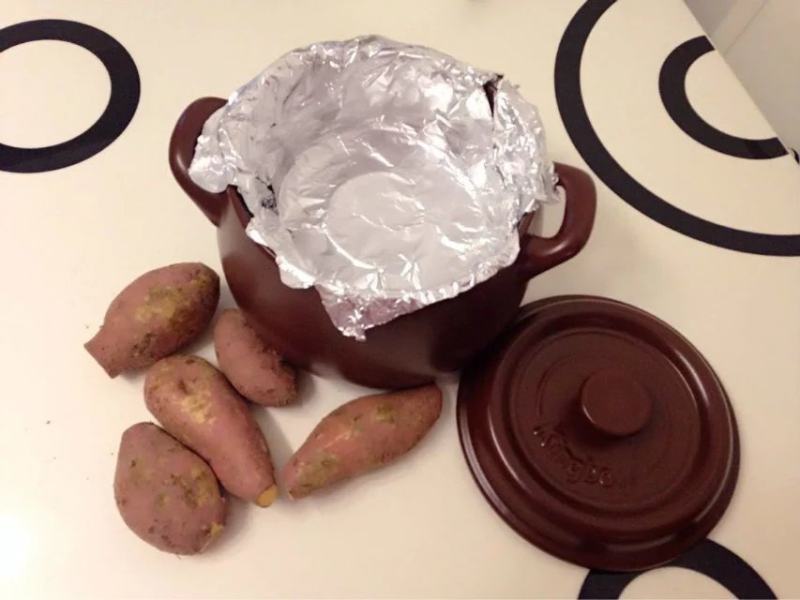 Kunbo Clay Pot Roasted Sweet Potato - Step by Step