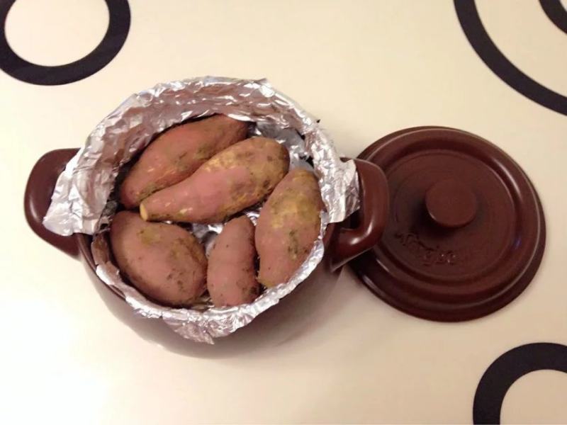 Kunbo Clay Pot Roasted Sweet Potato - Step by Step