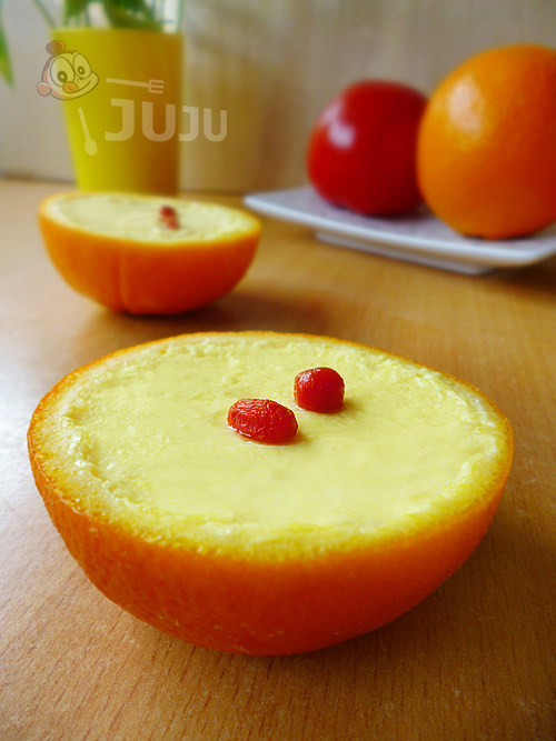 Orange Steamed Egg