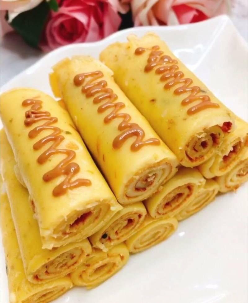 Steps to Make Milky Egg Roll