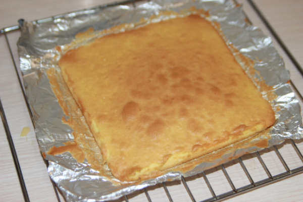 Chocolate Filled Square Cake - Gorgeous Feel, Rich and Slightly Bitter - Cooking Steps