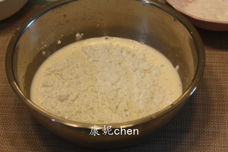 Sakura Coconut Milk Cake Cooking Steps