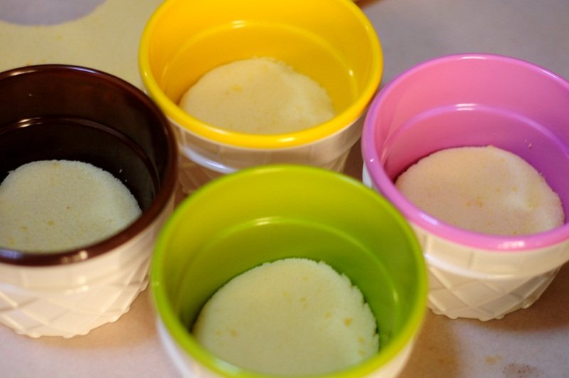 Cheese Pot Cake Making Steps