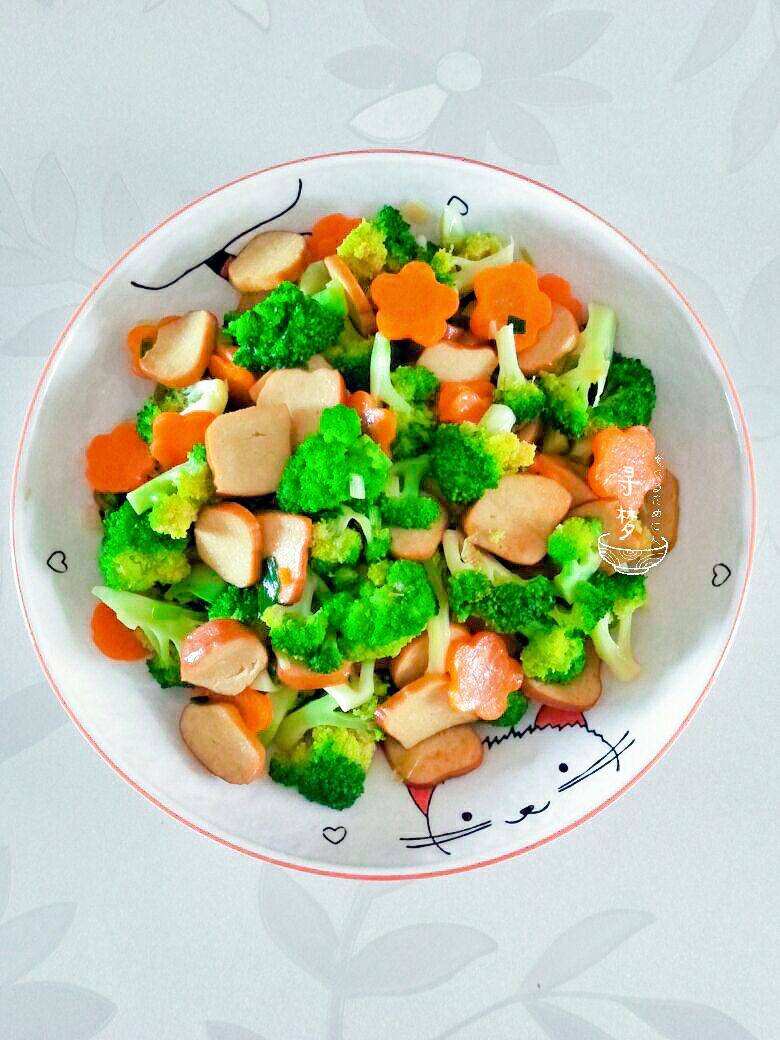 Steps for Cooking Stir-Fried Vegetarian Sausage with Broccoli