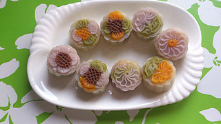 Steps to Make Colorful Ice Skin Mooncakes (Jun's Recipe)