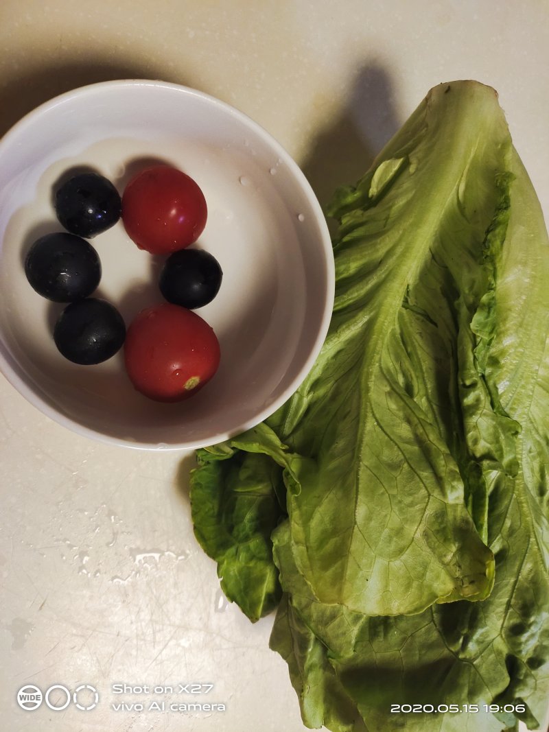 Cooking Steps for Korean Fried Chicken Lettuce Fruit Salad