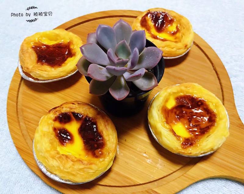 Steps for making Portuguese Egg Tart