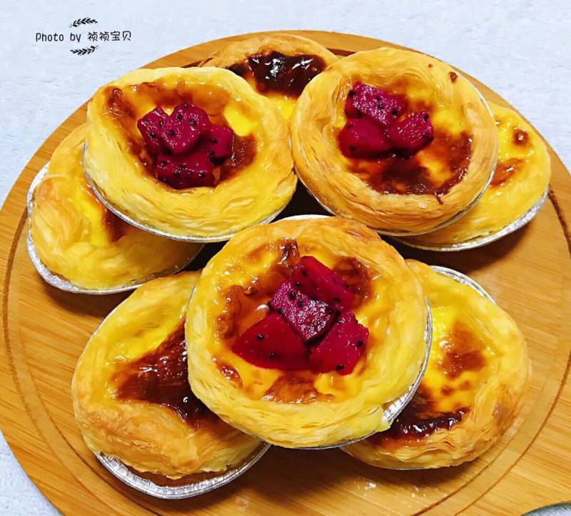 Steps for making Portuguese Egg Tart