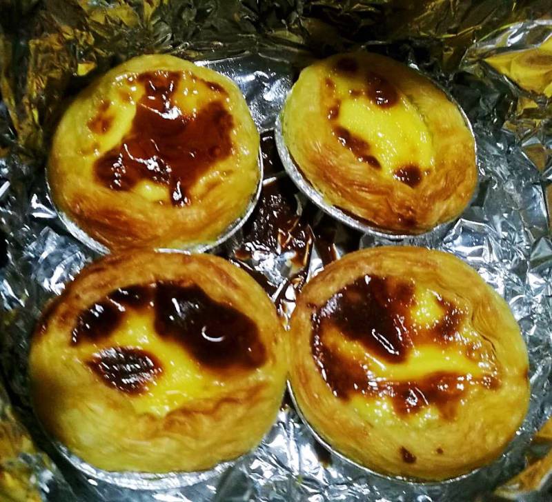 Steps for making Portuguese Egg Tart