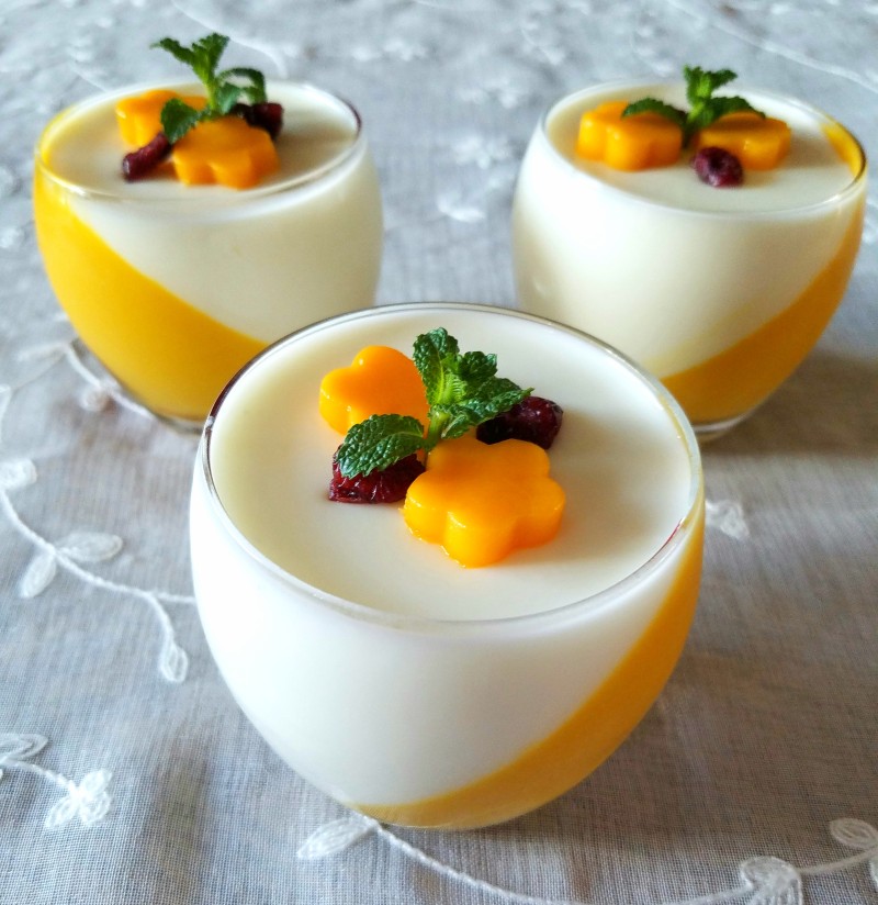 Mango Yogurt Jelly