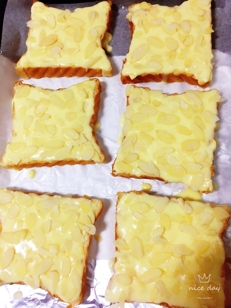 Baked Cheese Toast Steps