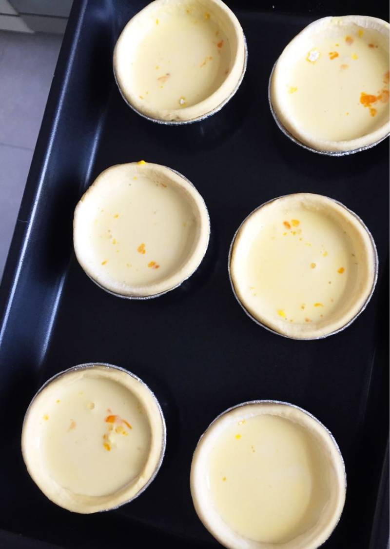 Steps to Make Delicious Egg Tarts