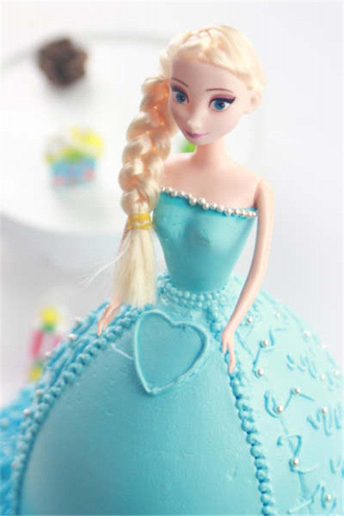 【Tomato Recipe】Frozen Princess Cake - Every Girl is Her Own Magic Little Princess