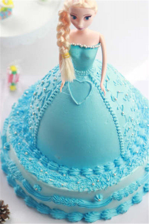 【Tomato Recipe】Frozen Princess Cake - Every Girl is Her Own Magic Little Princess