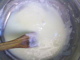 Steps for making milk pudding