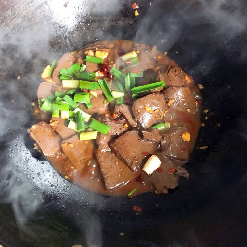 Braised Duck Blood Cooking Steps