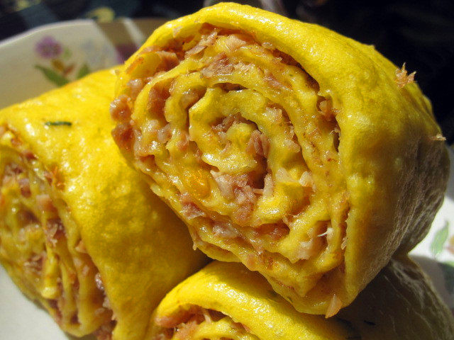 Golden Pumpkin Meat Roll