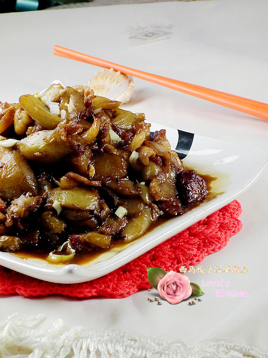 Home-style Dish - Braised Pork with Eggplant