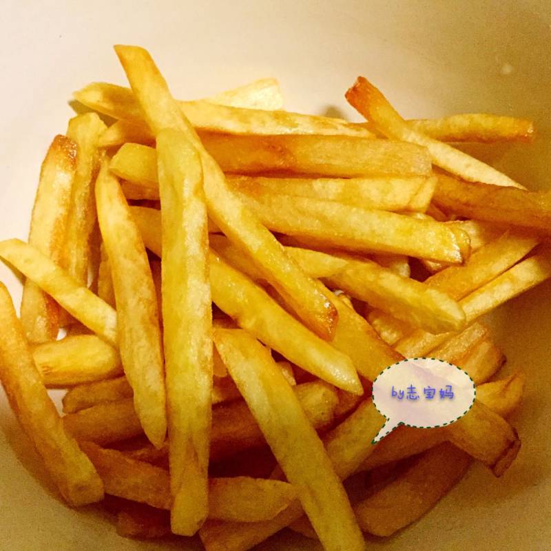 Steps for making French Fries