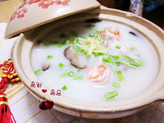 Steps for Cooking Cantonese Seafood Congee