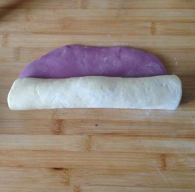 Steps for Making Purple Sweet Potato Butterfly Rolls