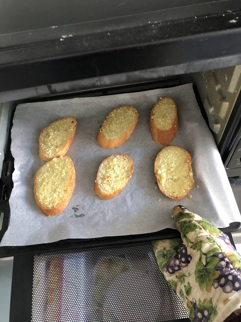 Garlic Bread Making Steps