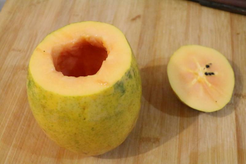 Steps to Make Milk Papaya Pudding