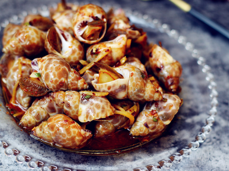 Spicy Stir-Fried Conch