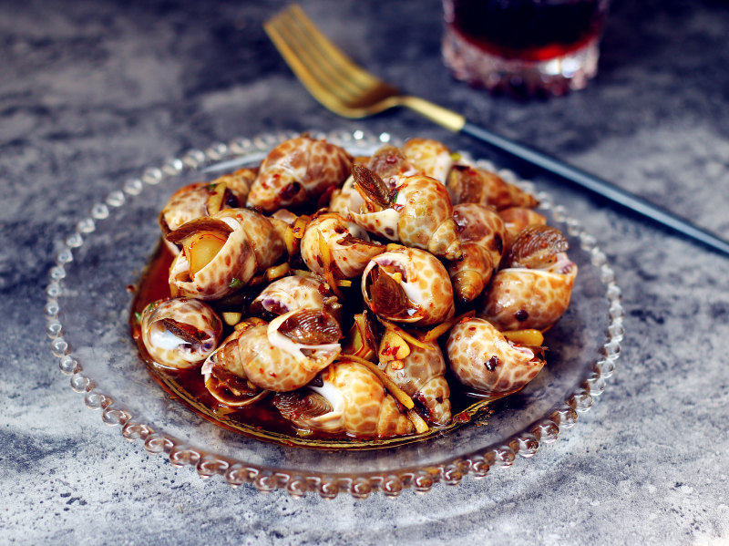 Spicy Stir-Fried Conch