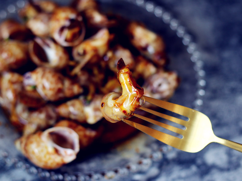 Spicy Stir-Fried Conch