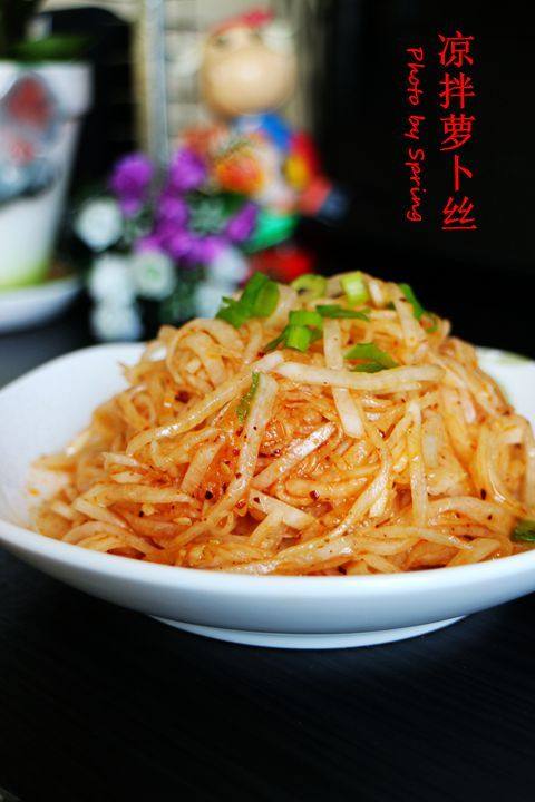 Cold Tossed White Radish Strips