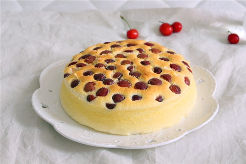 Yogurt Cherry Cake