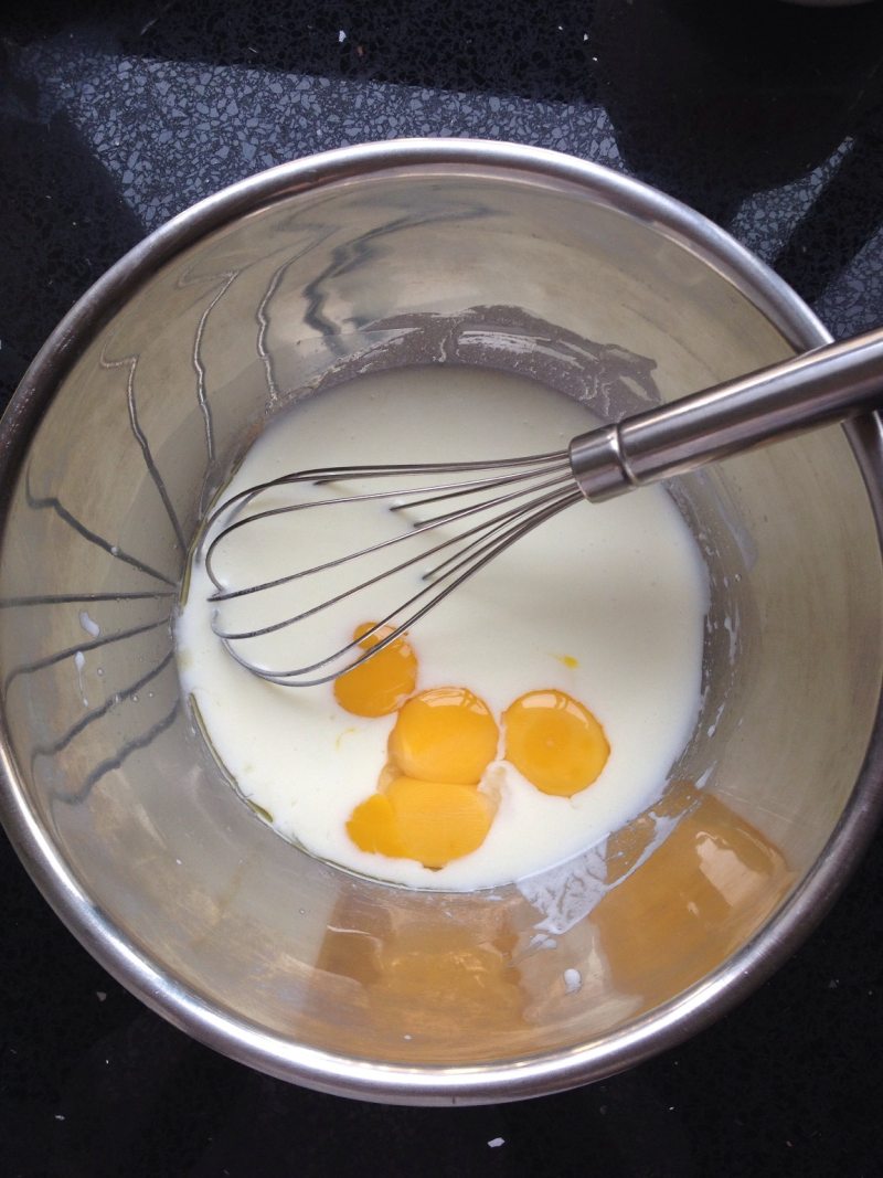 Yogurt Cherry Cake Making Steps