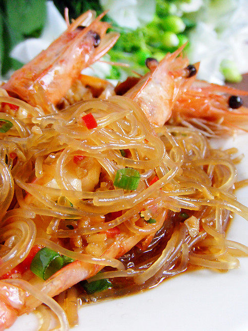 Delicious Combination - Steamed Vermicelli with Garlic Shrimp