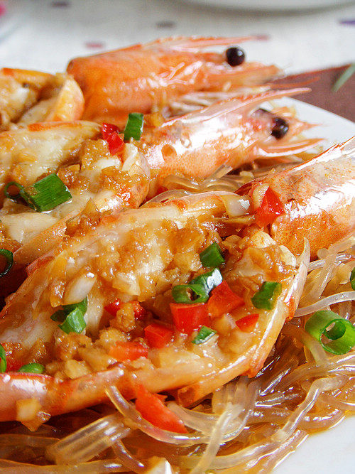 Delicious Combination - Steamed Vermicelli with Garlic Shrimp