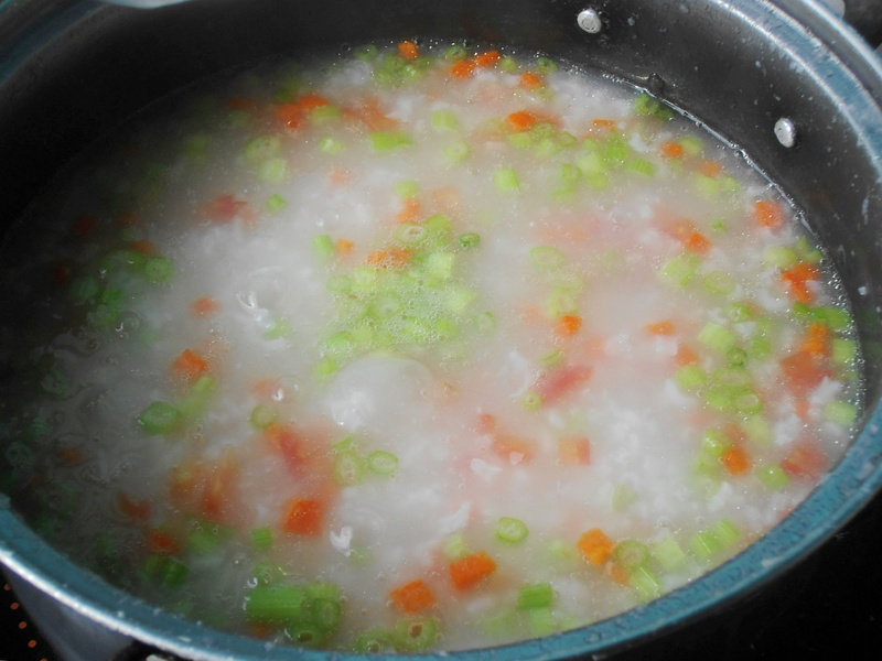 Steps to Make Carrot and Celery Congee