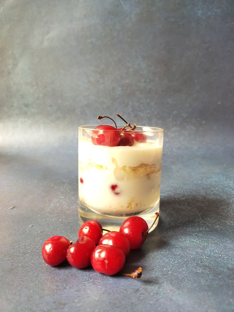 Steps for making Yogurt Cherry Mixed Cake